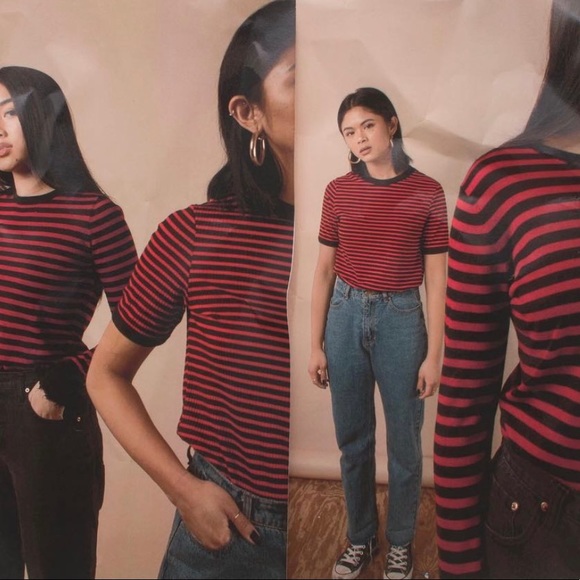 Zara Stripped Tshirt - Picture 2 of 4